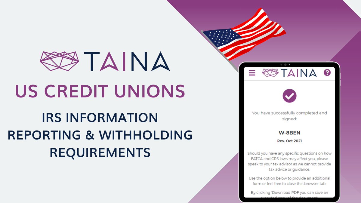 Understanding IRS IRW Requirements for US Credit Unions

Discover the essential IRS information reporting and withholding requirements for federal and state-chartered credit unions in the United States.
hubs.li/Q03kbzKh0

#IRS #TaxReporting #WithholdingTax