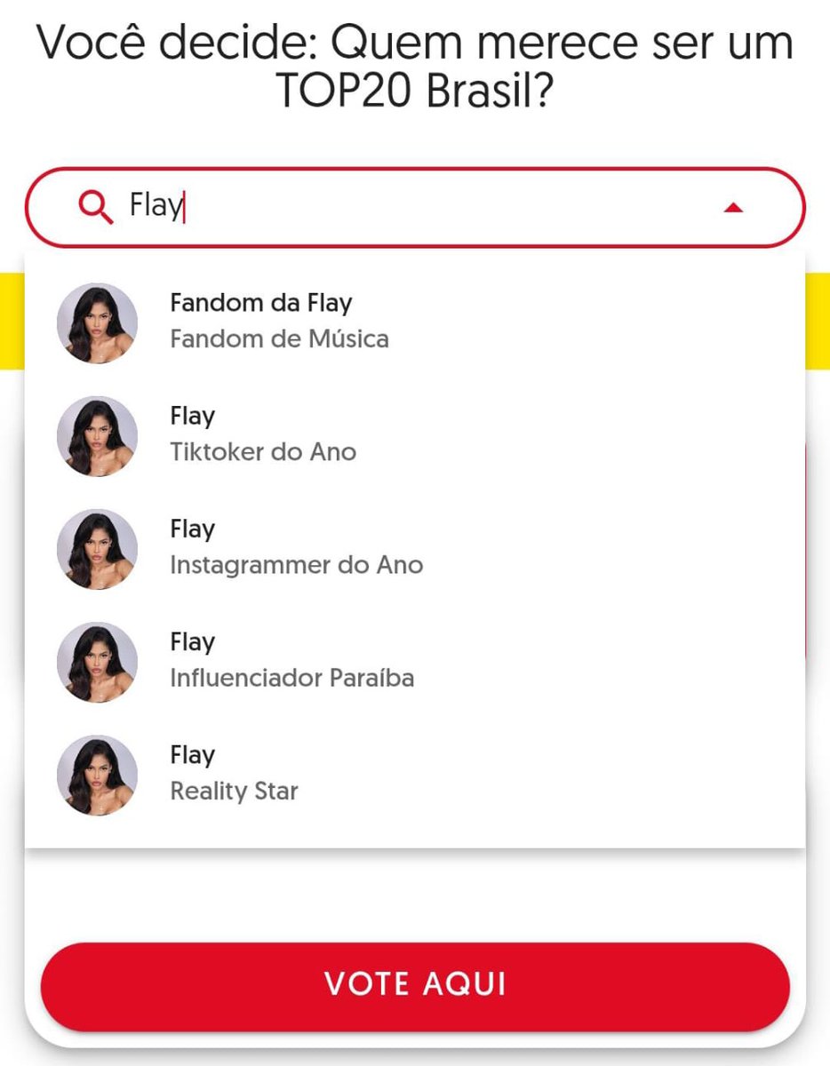 AcessoFlay's tweet photo. 🏆PRÊMIO iBEST: Flay foi indicada em 5 categorias. as votações são pelo site e é contado apenas UM voto por cadastro. 

• Fandom de Música : https://t.co/EZv8nJsRPl

• Tiktoker do Ano: https://t.co/5H7RzhrOQs

• Instagrammer do Ano: https://t.co/wV6vC0oUXt https://t.co/TI3hkyjmMo