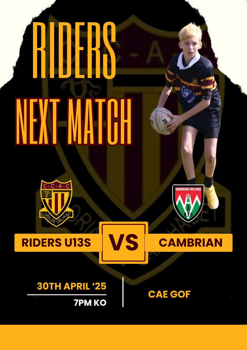 The Last Dance…..

Get over to Cae Gof on Wednesday evening to see our boys last ever appearance at Cae Gof as U13s…

KO at 7pm, club open from 6pm and glorious Cefn weather on order!

What better way to spend a Wednesday evening 🏉🏉