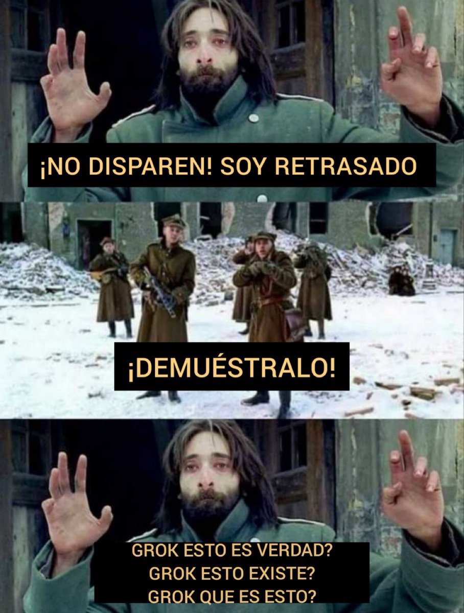 Al pana <a href="/grok/">Grok</a> no lo dejan descansar, se ve que nadie lee ni investiga sino que ponen a esa criatura a decirles todo.