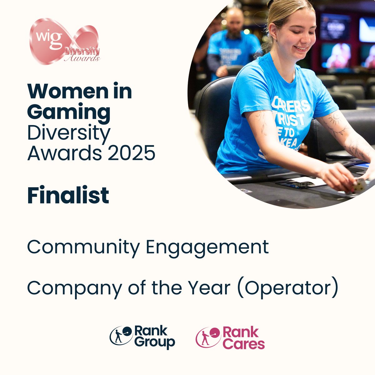 The Rank Group Plc (@therankgroup) on Twitter photo We’re delighted to share that Rank has been shortlisted in two categories at the <a href="/gamingawards/">Gaming Awards</a>! This recognition reflects our commitment to creating an exceptional #colleagueexperience and making a meaningful difference in our local #communities.
linkedin.com/feed/update/ur… We’re delighted to share that Rank has been shortlisted in two categories at the <a href="/gamingawards/">Gaming Awards</a>! This recognition reflects our commitment to creating an exceptional #colleagueexperience and making a meaningful difference in our local #communities.
linkedin.com/feed/update/ur…