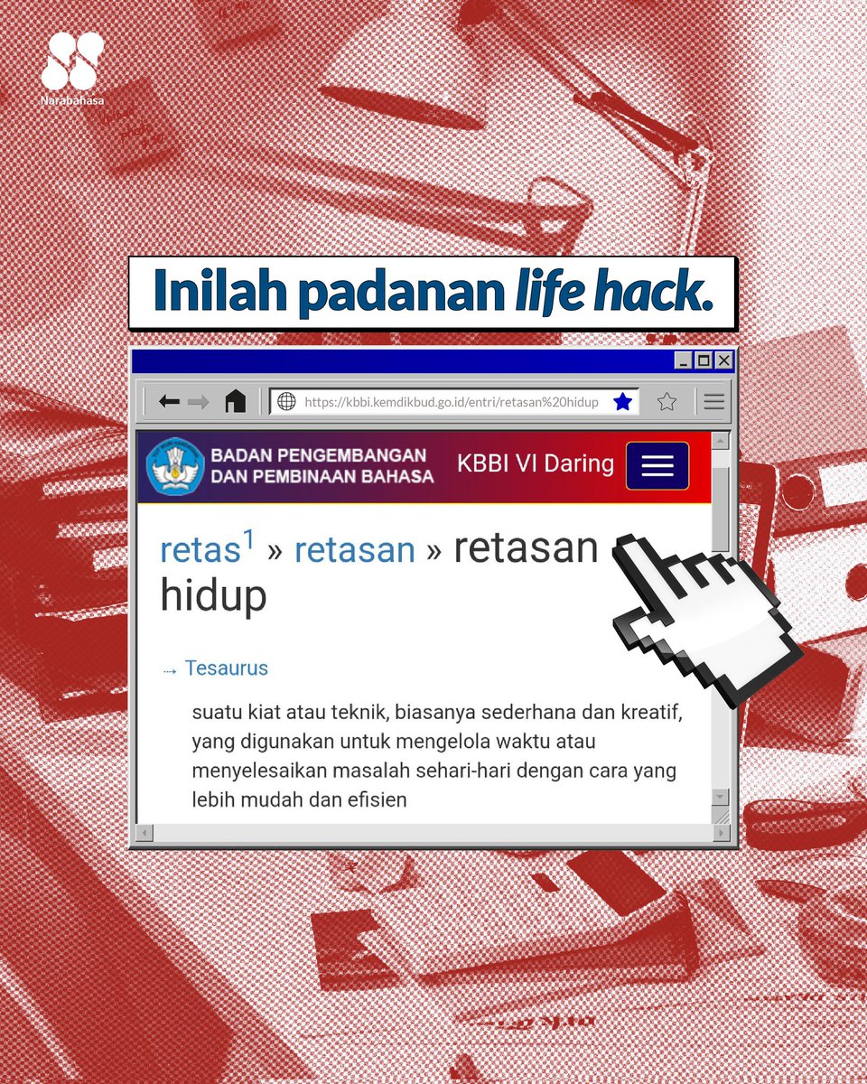 ✅ Meretas hidup
❌ Meretas akun