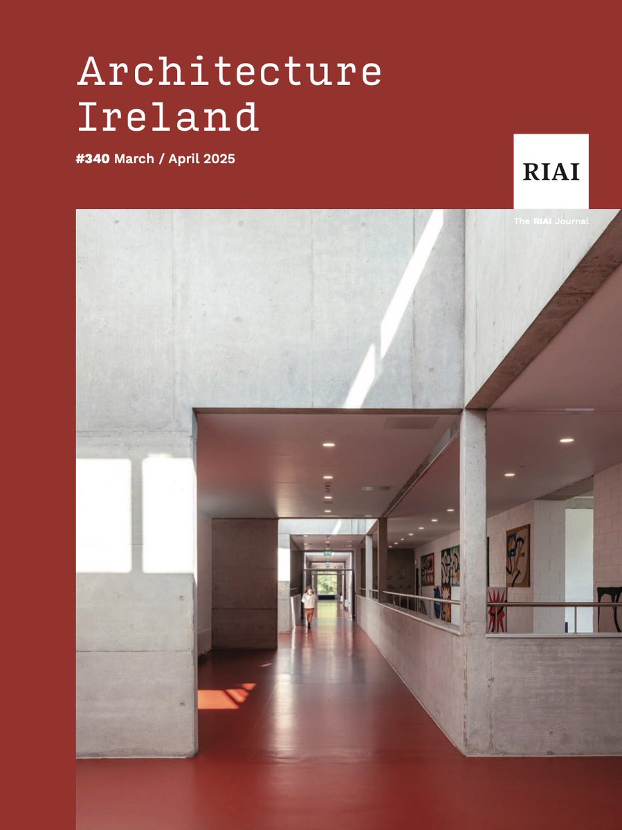 The latest issue of Architecture Ireland is here!

We're proud to unveil the newest cover and highlight the incredible content inside. We’ve packed this issue with inspiring features, innovative projects, and conversations you won’t want to miss.
#architectureireland