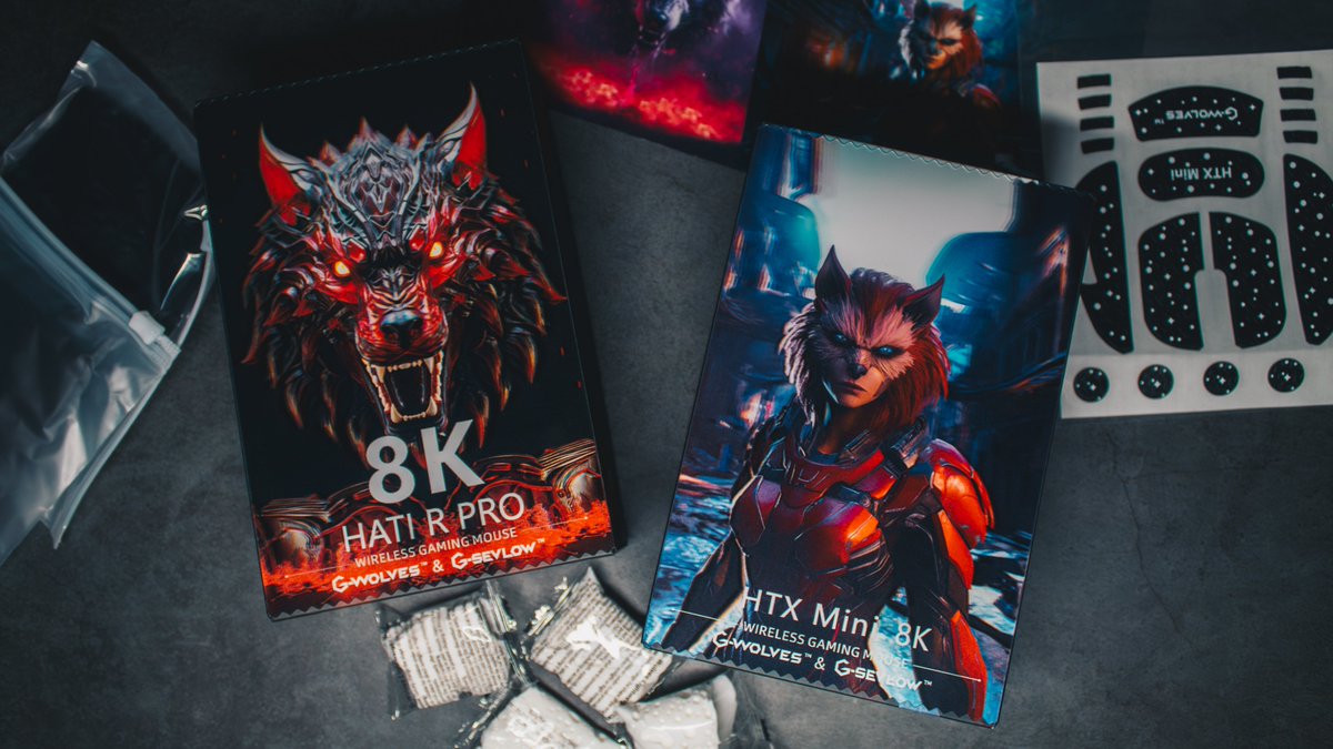 Man what a care package - A huge thanks goes out to <a href="/review_wolves/">G-Wolves Jim</a> for sending out the Hati R Pro and HTX Mini for a review along with 2 sleeves and some awesome goodies 
Sorry for the delay had some customs issues that had to be sorted out