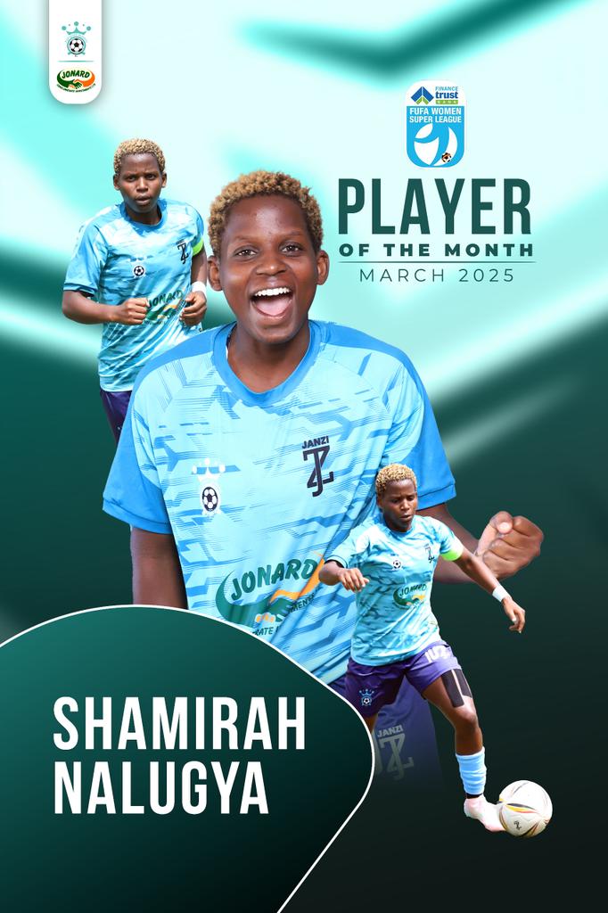 usfn_ug's tweet image. FUFA Women Super League announces March's top performers. Coach Edward Ssozi of @UgandaMLwfc and @FcKampala star player @NalugyaShamirah take home the best coach and player awards

#USFN || #TheInspirers