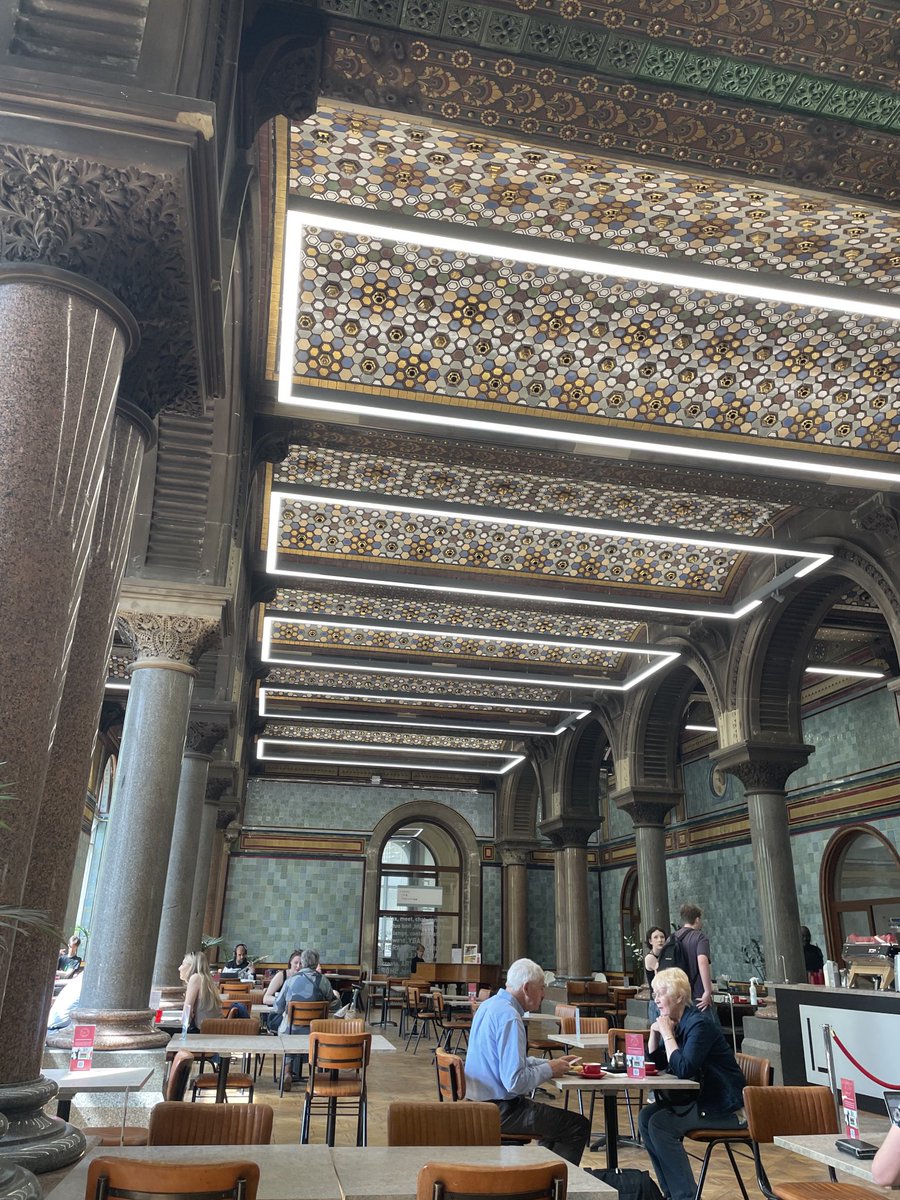 The beautiful cafe at Leeds Art Gallery