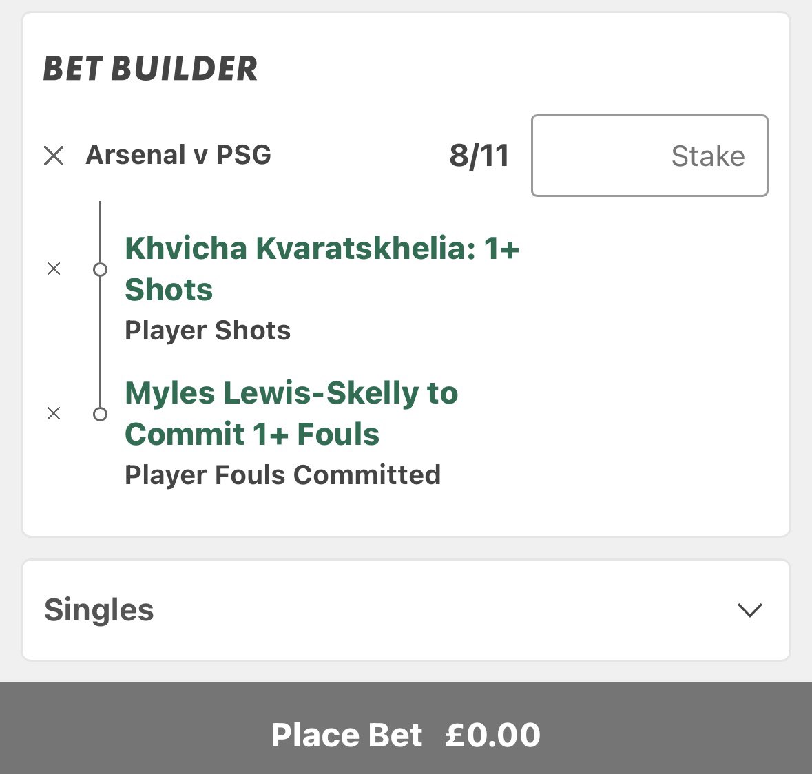 FootballTips1st's tweet photo. ⚡️GIVEAWAY⚡️

3 bets for Arsenal vs PSG👇🏽
2.5u Skelly foul bb
2u Dembele shots 
1.5u Timber tackles 

If all 3 bets win, I’ll give away 3 free spots in the paid group for May 🗓️

To enter: 
-follow 
-like and rt this post 

Reply with your score prediction for an extra entry! https://t.co/PHwNUo60En