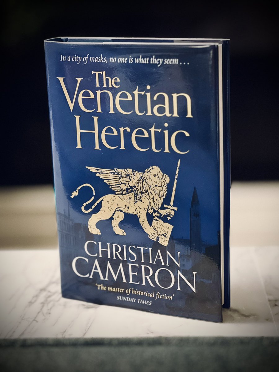 Happy publishing to <a href="/Phokion1/">Miles is leaving X for greener pastures</a>! Got my hands on this bad boy today, and I simply Can. Not. Wait! :)

<a href="/orionbooks/">Orion Publishing</a> #BookMail
#TheVenetianHeretic #booktwt