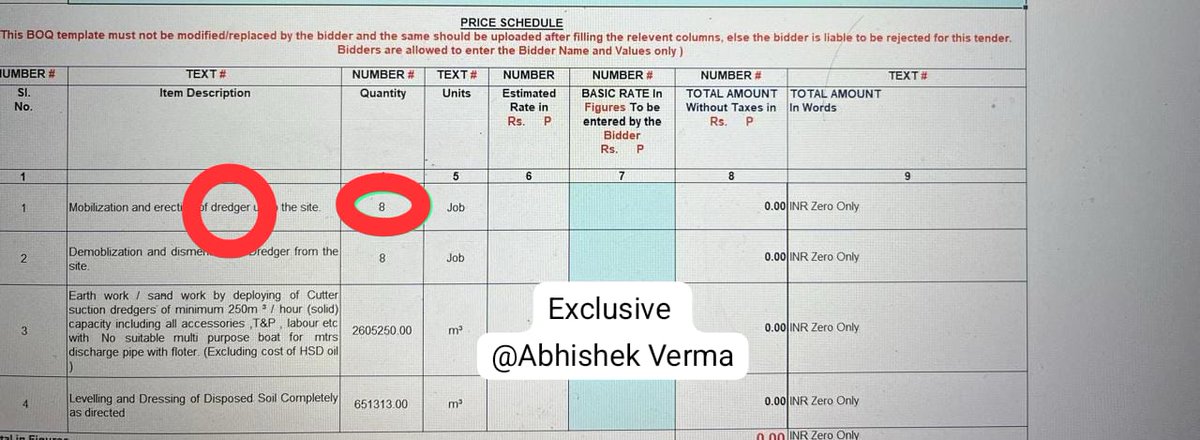 AbhishekVe23360's tweet photo. 2. यूपी सरकार के जल एवं शक्ति मंत्री स्वतंत्र देव सिंह के 10% से कम में टेंडर ना देने के मौखिक आदेश का भी बाढ़ मंडल के अधिकारियों में कोई असर नहीं दिखाई दे रहा है इसीलिए शारदा नदी में होने वाले ड्रेजिंग के काम का टेंडर 4% बिलों पर ही अपनी पसंदीदा फर्म को दे दिया गया है । https://t.co/EaviM03YWy