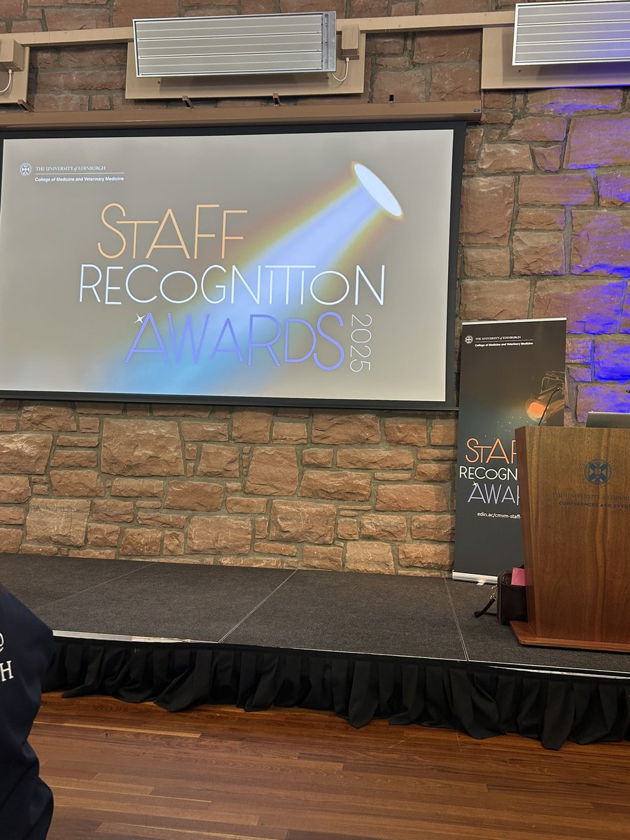 Excited to be at the Staff Recognition awards this afternoon!