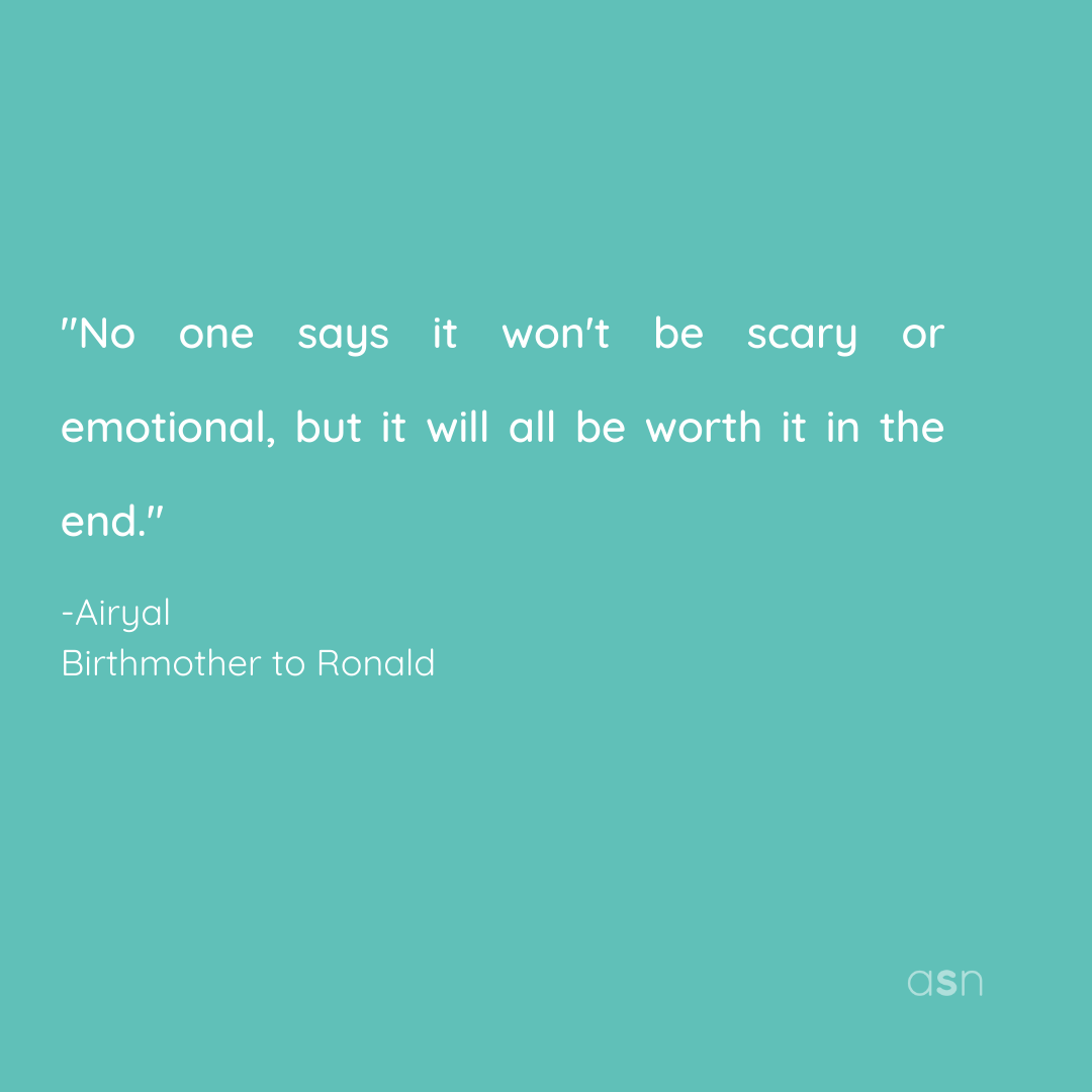 asn_adoption's tweet photo. 💖 "No one says it won't be scary or emotional, but it will all be worth it in the end." 💖
-Airyal
Birthmother to Ronald
.
Read more birthmother stories by visiting us online at: https://t.co/8MARzCbG2b (or click the link in our bio!) https://t.co/UhNaBODZ0s