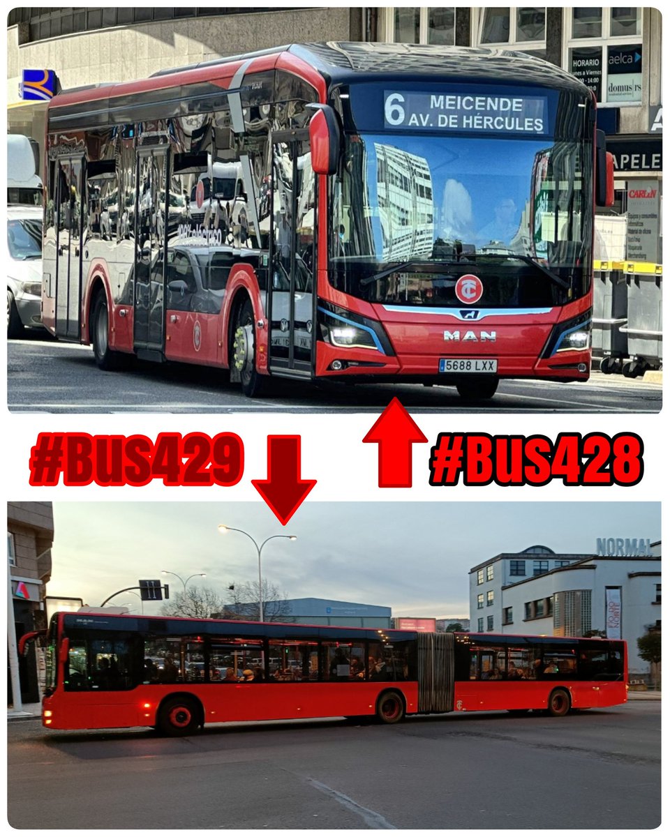 BlogBusurbano's tweet image. Eso! (gracias!😉)
Que se nos va la olla con
la última incorporación...

El #Bus428 (#Lín2, #Lín2A
es el único #BusEléctrico (a día de hoy) de la flota de Tranvías.
(foto: @asannei1)

El #Bus429 (#Lín12)
es el articulado más largo de todos los #MAN (es un #SegundaMano)