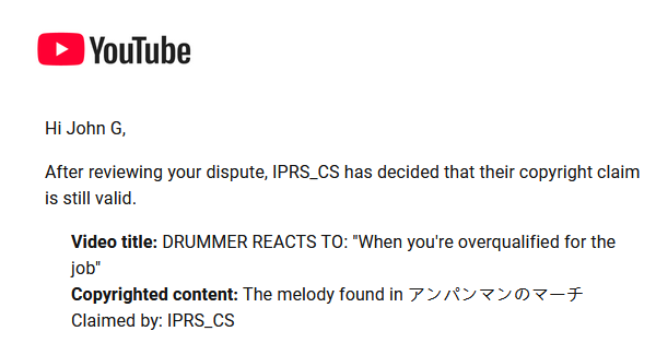 Well, now i'm sitting at work, stressed, that my best performing video might get taken down by a shady label(?). Also, how can the copyright claimer change like this when denying my dispute? If anyone has any experience with these two, let me know. Googling didn't reveal much.