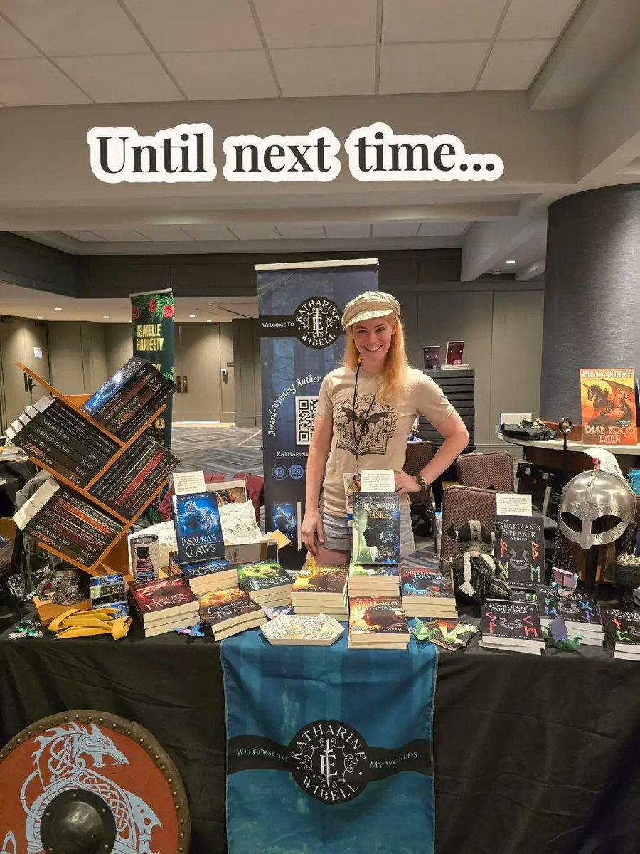 KatharineWibell's tweet photo. What a fantastic weekend!!! 

I had a blast participating in Jordan Con this year. 

@JordanConInc #fantasyreader #fantasyauthor #fantasy #wheeloftime #thewheeloftime #robertjordan #fantasybooks #jordancon https://t.co/tuQ8RlZ7Yx