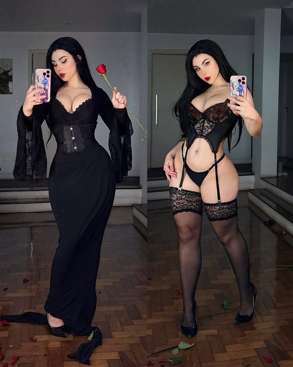 team_fegalvao's tweet photo. Morticia Addams from the Addams Family 🌹🖤 https://t.co/KJXKlKjqXH