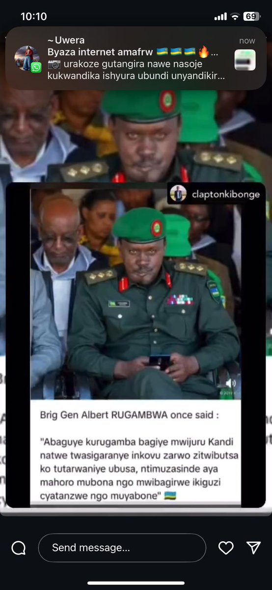 Get ready Tomorrow “KABEHO” feat the best soldiers and patriots will be Out .

Uyu ni umusaruro wa bimwe mubyo inkotanyi zaharaniye.
Ni ubutumwa kuri Africa namahanaga yose .

#bthrey #kinyatrap #kabeho