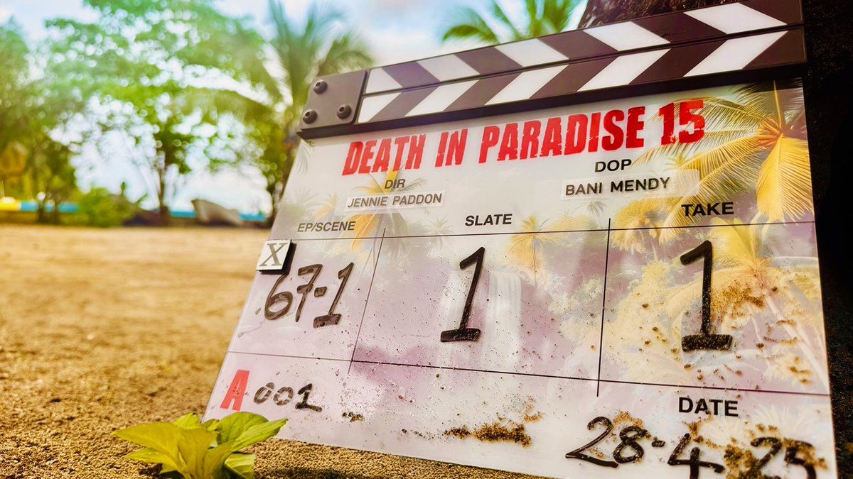 We're back in paradise! ☀️🌊

Filming has begun this week in Guadeloupe on the brand-new series of #DeathInParadise