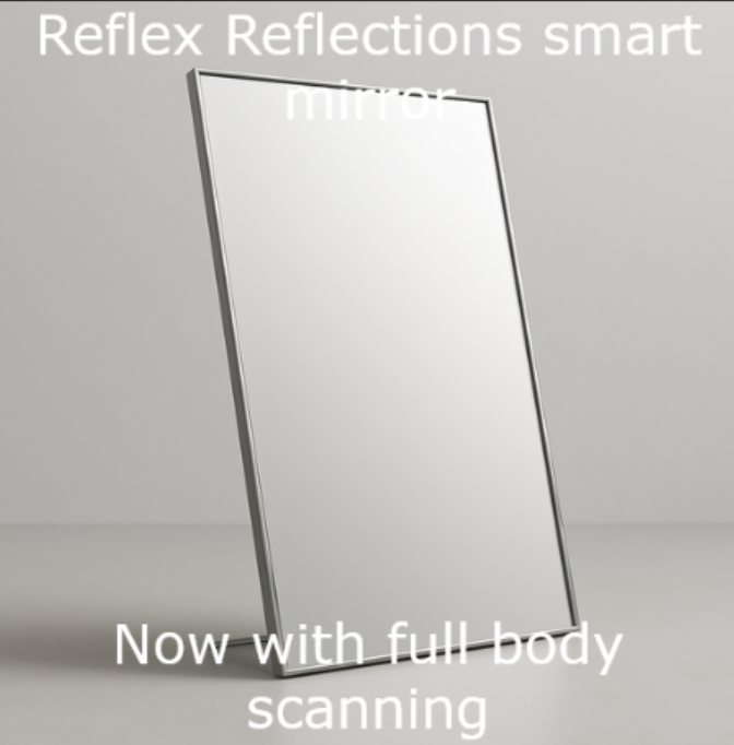 ReflexReflecti's tweet photo. The Reflex Reflections new update is out! it now has the "full body scan" feature which will scan your body and based off key features and indicators will cater a custom workout regime for you

#Mirror #Fitness #AI #Technology https://t.co/iNX5d34xL2