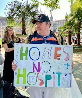 Inclusion London (@inclusionlondon) on Twitter photo Homes Not Hospitals
Time for <a href="/wesstreeting/">Wes Streeting</a> and <a href="/SKinnock/">Stephen Kinnock</a> to stop dodging the issue. Change the law. Talk to the people still unjustly locked up in psychiatric hospitals. This is a human rights scandal.
#BringPeopleHomeFromHospital Homes Not Hospitals
Time for <a href="/wesstreeting/">Wes Streeting</a> and <a href="/SKinnock/">Stephen Kinnock</a> to stop dodging the issue. Change the law. Talk to the people still unjustly locked up in psychiatric hospitals. This is a human rights scandal.
#BringPeopleHomeFromHospital