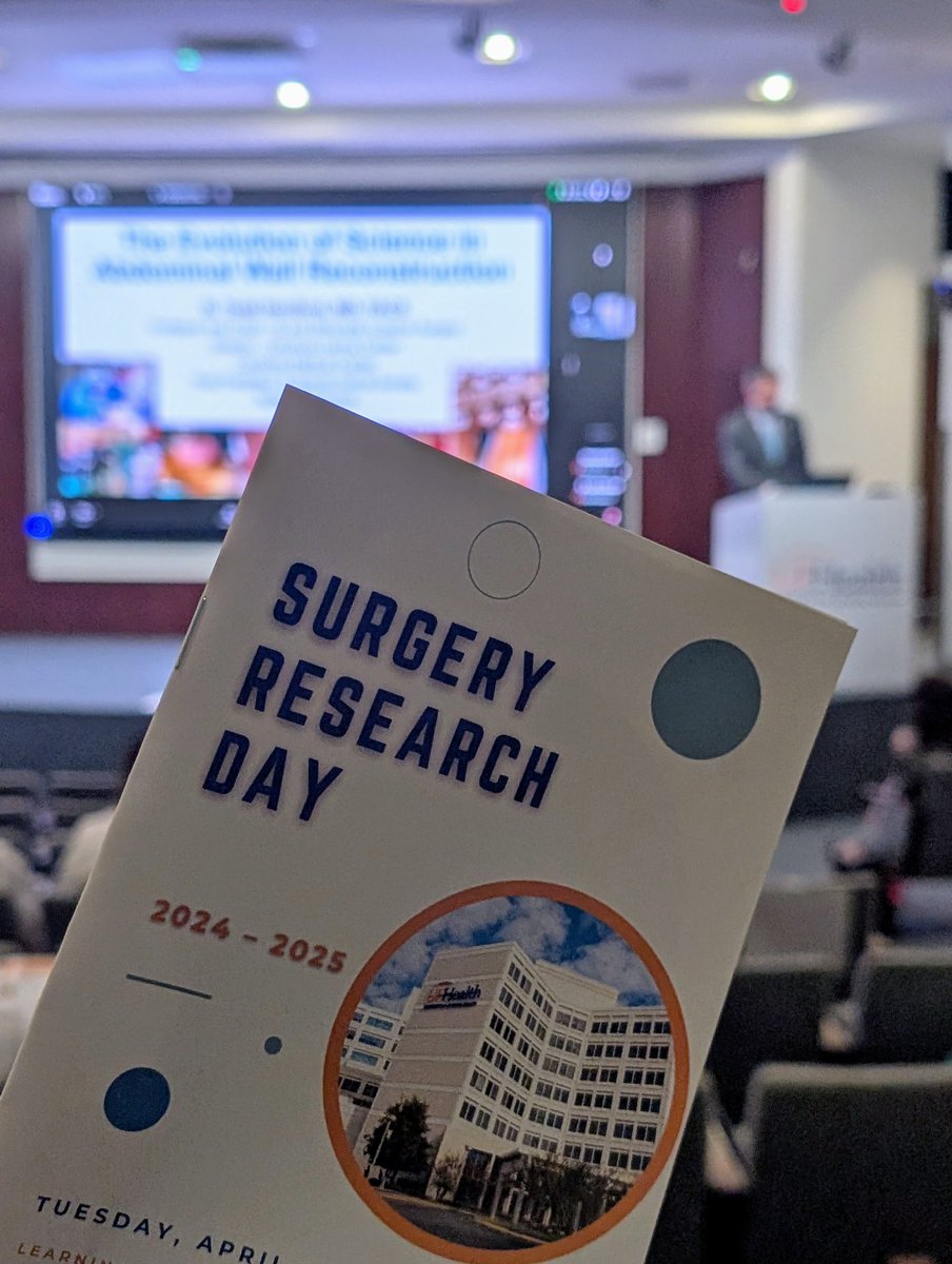 Erin M. Mobley, PhD, MPH (@erinmmobley) on Twitter photo ๐ข๐ข Happening now at <a href="/UFMedicineJax/">UF College of Medicine - Jacksonville</a> ๐
#VisitingProfessor Dr. <a href="/THeniford/">B Todd Heniford</a> is presenting "The Evolution of Science in Abdominal Wall Reconstruction" @UFJaxSurg #GrandRounds for Research Dayโผ๏ธโผ๏ธ๐ฅ๐ฉโ๐ปโ๏ธ ๐ข๐ข Happening now at <a href="/UFMedicineJax/">UF College of Medicine - Jacksonville</a> ๐
#VisitingProfessor Dr. <a href="/THeniford/">B Todd Heniford</a> is presenting "The Evolution of Science in Abdominal Wall Reconstruction" @UFJaxSurg #GrandRounds for Research Dayโผ๏ธโผ๏ธ๐ฅ๐ฉโ๐ปโ๏ธ