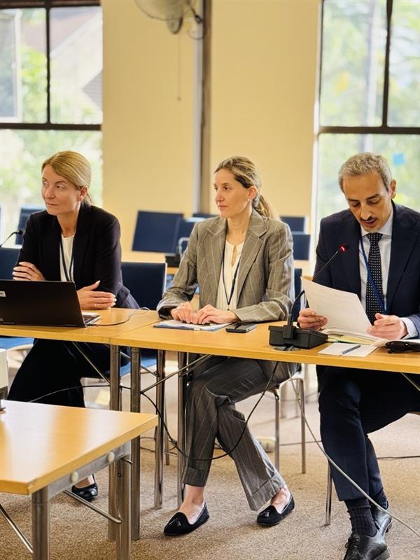 UNODCEastAfrica's tweet photo. @UNODC_EA with participation of Belize &amp; Equatorial Guinea is facilitating a meeting for the 1st cycle review of  implementation of chapters 3 &amp; 4 of UNCAC by Somalia, supporting their efforts in implementation of UNCAC &amp; fight against corruption. #UNCAC #UnitedAgainstCorruption https://t.co/U7daw14UGE