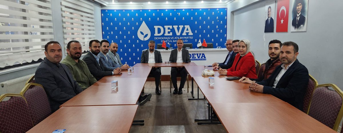 Müsiad Başkanı Sayın Fatih Karakaya ve Yönetim Kurulu Üyelerinin Partimize yaptıkları nazik ziyaretleri için teşekkür ederiz.
@müsiadelazığ @gncmusiadelz <a href="/devapartisi/">DEVA Partisi</a> <a href="/alibabacan/">Ali Babacan</a> @fetihahmetbicer