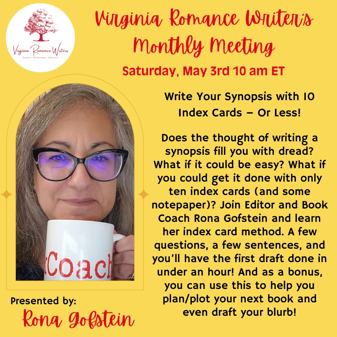 Virginia Romance Writers tweet media