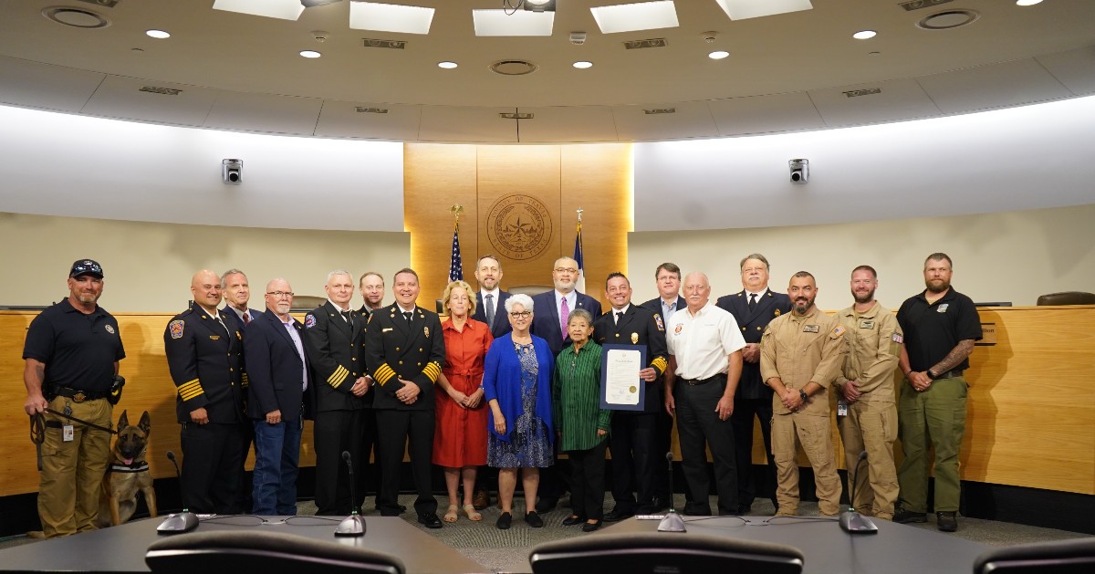 Today (4/29), the Travis County Commissioners Court recognized May as Wildfire Awareness Month. 🌳🔥 

Travis County encourages all residents to be proactive in wildfire preparedness. 

- Reduce the fire risk around your home
- Build an emergency kit
- Know your evacuation route
