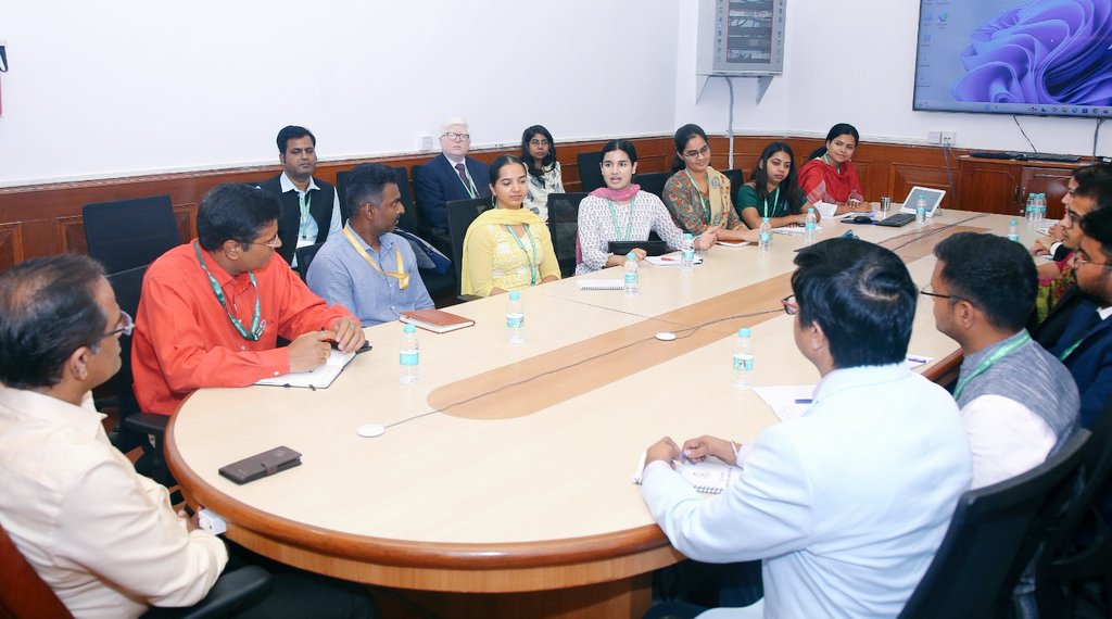 IIS Officer Trainees (@iis_now) on Twitter photo Dr Niten Chandra, Secretary, Dept of Ex-Servicemen Welfare, #MoD engaged with #IIS Officer Trainees at South Block today emphasizing impactful outreach and informed narratives as key drivers of veteran empowerment and national progress.
<a href="/SpokespersonMoD/">Ministry of Defence, Government of India</a>
<a href="/secyesw/">Secretary ESW</a>
<a href="/IIMC_India/">Indian Institute of Mass Communication</a> Dr Niten Chandra, Secretary, Dept of Ex-Servicemen Welfare, #MoD engaged with #IIS Officer Trainees at South Block today emphasizing impactful outreach and informed narratives as key drivers of veteran empowerment and national progress.
<a href="/SpokespersonMoD/">Ministry of Defence, Government of India</a>
<a href="/secyesw/">Secretary ESW</a>
<a href="/IIMC_India/">Indian Institute of Mass Communication</a>