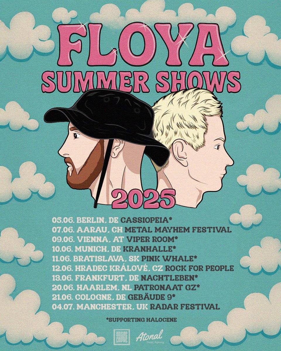 We’ll be supporting <a href="/Halocene/">Halocene</a> on a couple of shows through Europe and will also play some really cool festivals! Where will we see you? Drop your city NOW! 🌞