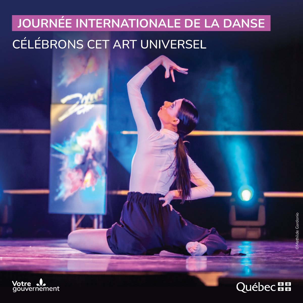MCCQuebec's tweet image. [Journée internationale de la danse] 💃🕺
Célébrez cet art sous toutes ses formes et visitez le site Web du Regroupement québécois de la danse pour des idées de spectacles, de cours et de conférences.

🎟️👀 Venez voir ici : bit.ly/3GsWkEZ

#DanseQc #CultureQc