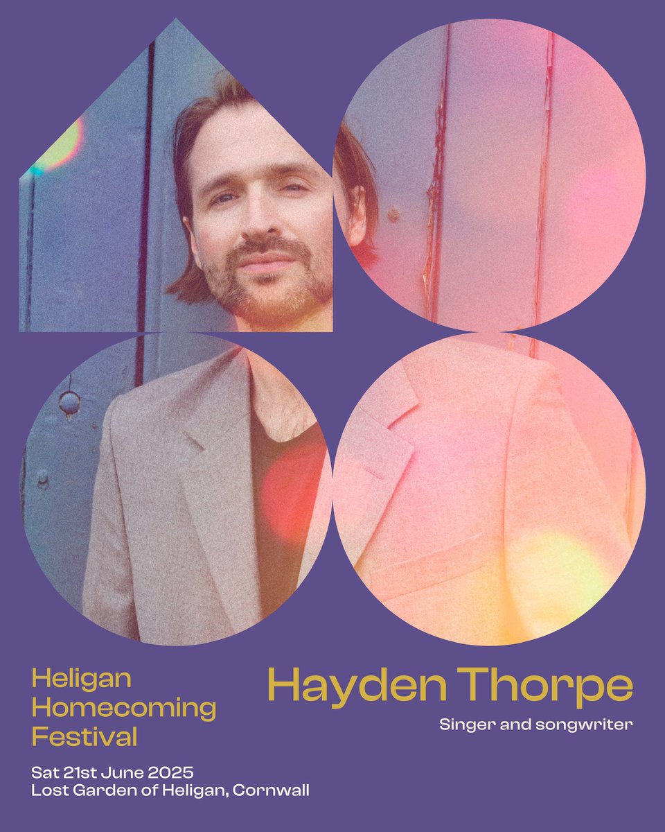 Hayden Thorpe (@hayden_thorpe) on Twitter photo Ness and I go west for Heligan Homecoming Festival <a href="/HeliganGardens/">The Lost Gardens of Heligan</a> … the line up and location are quite brilliant.
I’ll be in discussion and in song. Daytime 21.06.25
Info & Tickets
heliganhomecoming.co.uk/sat-21st Ness and I go west for Heligan Homecoming Festival <a href="/HeliganGardens/">The Lost Gardens of Heligan</a> … the line up and location are quite brilliant.
I’ll be in discussion and in song. Daytime 21.06.25
Info & Tickets
heliganhomecoming.co.uk/sat-21st