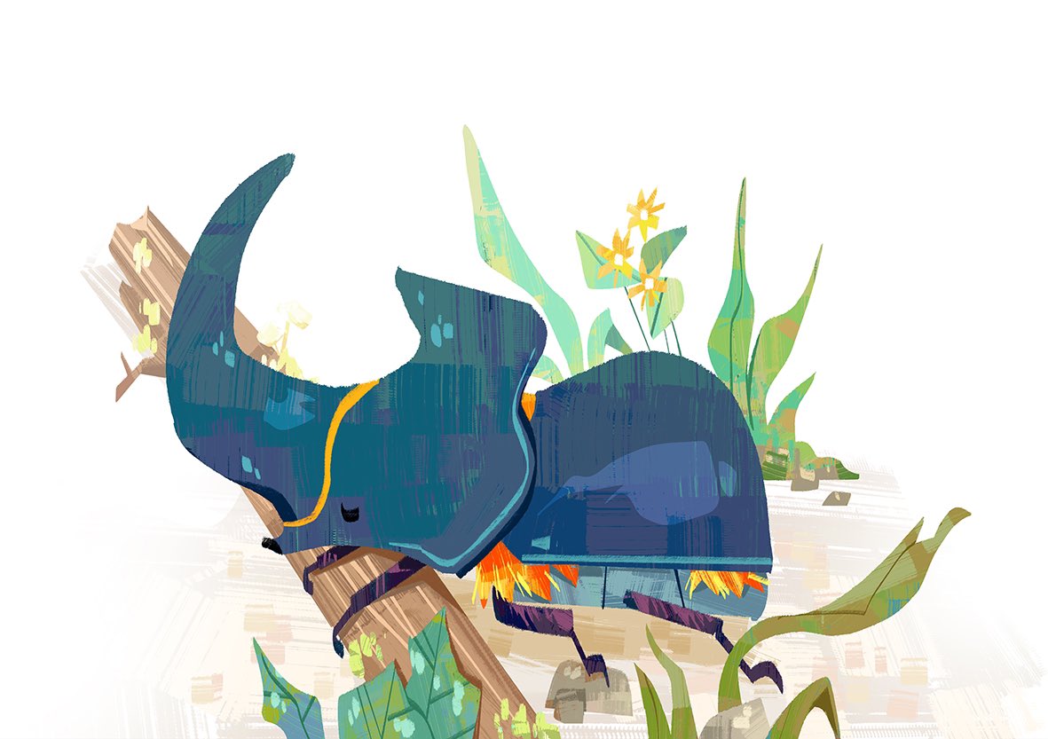 paula_hsu8's tweet image. Insect illustration.