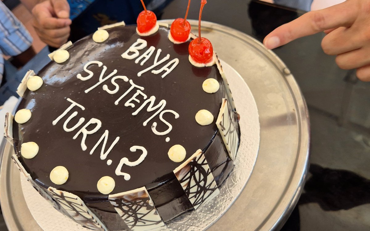 Baya Systems India turns 2! From a small team in Bangalore to a growing hub of innovation, we're just getting started. 

We're hiring! Join a fast-moving, global team building cutting-edge solutions: bayasystems.com/careers/

#BayaSystems #Hiring #Bangalore #TechCareers
