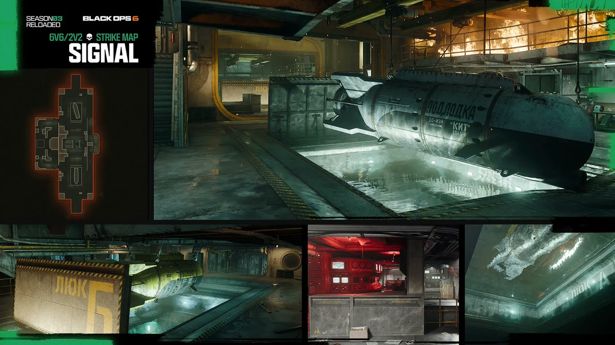 Three epic Multiplayer Maps are getting added to the rotation in Season 03 Reloaded:

🎛️ Haven (Core, 6v6)
📡 Signal (Strike, 6v6/2v2)
🌿 Blazetown (Nuketown variant)