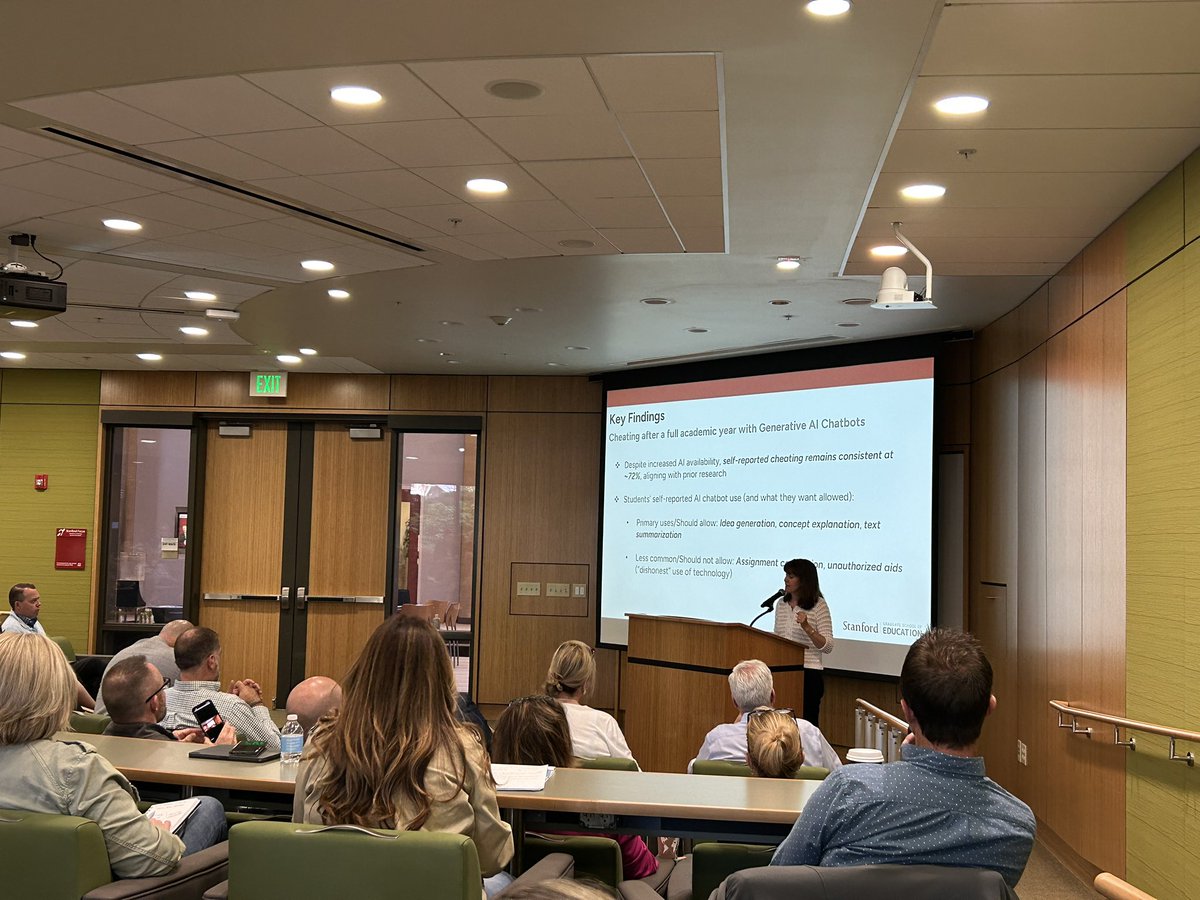 AASAHQ's tweet image. 💬 A powerful series of lightning talks happening now at Stanford!

Topics like AI literacy, academic integrity, ethics, and student agency are sparking critical conversations among our cohort participants. 

#AASA #InnovationforTransformation @StanfordEd @VicariousLee