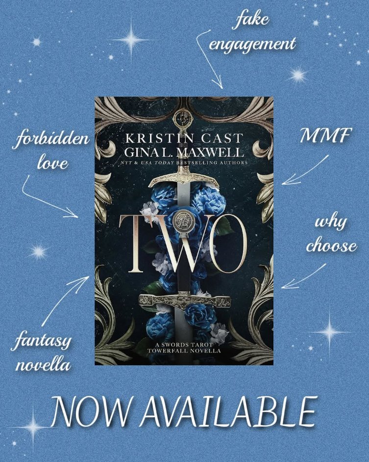 ReadYourWrites's tweet photo. β¨π©΅ TWO by Kristin Cast & Gina L. Maxwell is NOW AVAILABLE! β¨π©΅
π MMF + why choose
π Fantasy novella (tarot-inspired)
π Steamy scenes
π Forbidden love
π Fake engagement
π https://t.co/N8PcoMQXtW
#newrelease #SwordsTarotTowerfall #fantasynovella #romantasy #MMF https://t.co/XEDsi86jH6