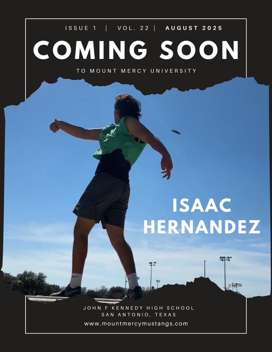 🔥 New Signee Alert 🔥

Please help me in welcoming Isaac Hernandez to the squad! Isaac will be a dual Football and Throws athlete and will make a good impact on our squad! 

Welcome Isaac!