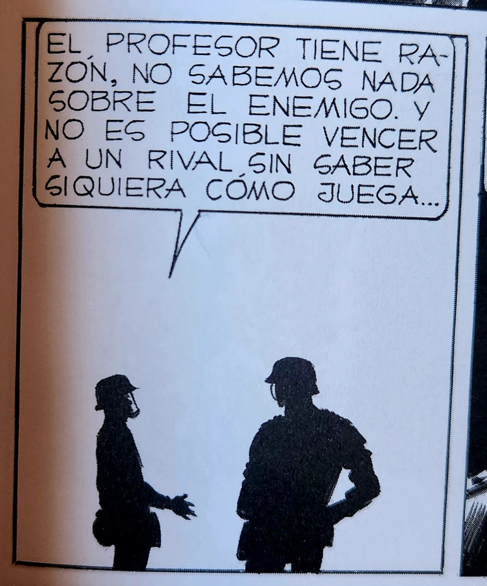 Aspirina (@aspirinawoolf) on Twitter photo ...No es posible vencer a un rival sin saber siquiera cómo juega...
El eternauta, Héctor Germán Oesterheld y Francisco Solano López, <a href="/PlanetadComic/">Planeta Cómic</a> ...No es posible vencer a un rival sin saber siquiera cómo juega...
El eternauta, Héctor Germán Oesterheld y Francisco Solano López, <a href="/PlanetadComic/">Planeta Cómic</a>