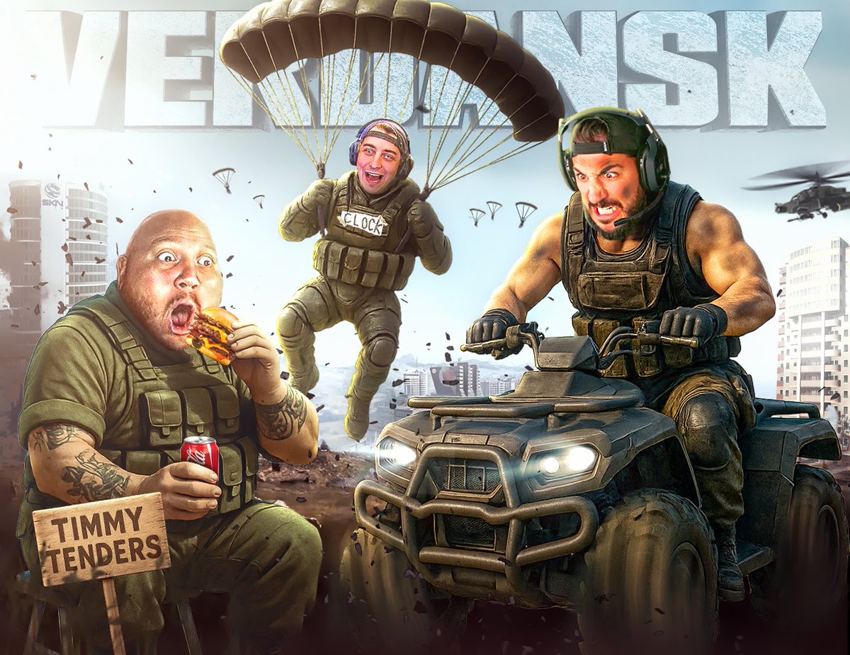 Good afternoon ☀️

We back! Much needed R&amp;R with the fam! Missed y’all! Warzone with Fat &amp; Skinny today! Let’s roll 🏇

Twitch.Tv/Nickmercs | #MFAM