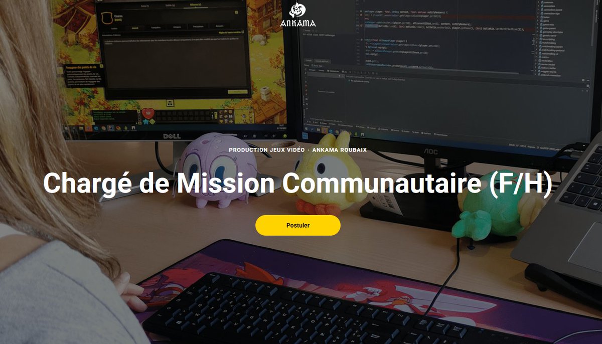 ✅ Vous aimez #DOFUS et vous souhaitez représenter la communauté auprès du studio ?
✅ Vous avez l'ambition de participer aux réflexions stratégiques du jeu et porter les attentes des joueurs au cœur du projet ?

📢 Nous recrutons nos futurs Chargé(e)s de Mission Communautaire !