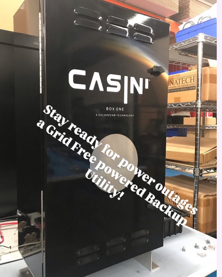 SolGreen Casini gives you the battery backup power
Why Casini?
√ Keep essential systems running during blackouts
√ Store solar energy for use anytime
√ Take control of your energy, rain or shin
#SolGreen #CasiniPower  #DisasterReady #PowerResilience #CleanTech #FutureEnergy