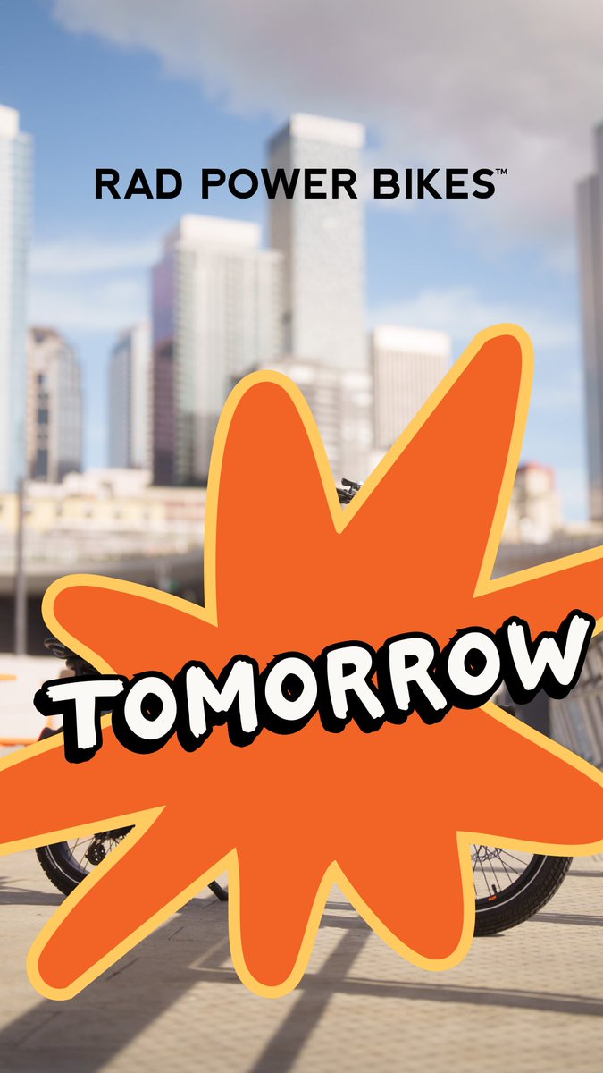 IT’S SO CLOSE! 

Be the first to take a test ride (then ride one home!)

It all starts tomorrow at RadRetail and local bike shops.