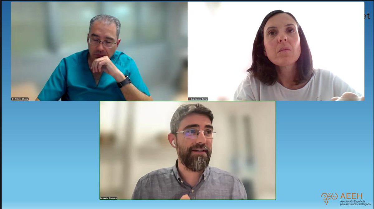 Asociación Española para el Estudio del Hígado (@aeehliver) on Twitter photo 🔝¡Gran éxito de nuestro webinar del Registro #HepaMet!, que ha contado con más 200 asistentes de forma permanente. 👏 Muchas gracias a los compañeros <a href="/Dr_Ampuero/">Javier Ampuero</a>, <a href="/vabermon/">Vanesa Bernal</a> y A. Oliveira por sus magistrales explicaciones. ¡Seguimos! 💪
#formaciónAEEH #RegistrosAEEH #higadograso 🔝¡Gran éxito de nuestro webinar del Registro #HepaMet!, que ha contado con más 200 asistentes de forma permanente. 👏 Muchas gracias a los compañeros <a href="/Dr_Ampuero/">Javier Ampuero</a>, <a href="/vabermon/">Vanesa Bernal</a> y A. Oliveira por sus magistrales explicaciones. ¡Seguimos! 💪
#formaciónAEEH #RegistrosAEEH #higadograso
