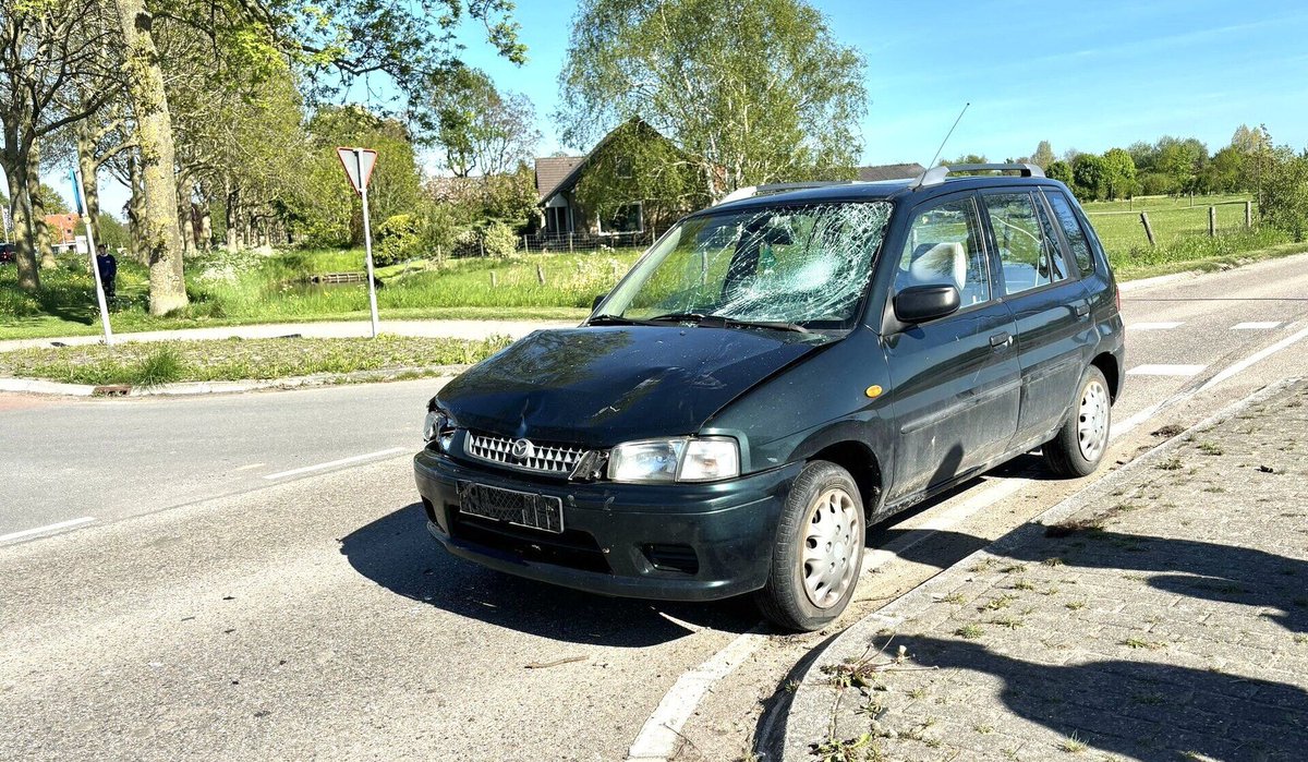 Fietsster gewond bij aanrijding in Venhuizen