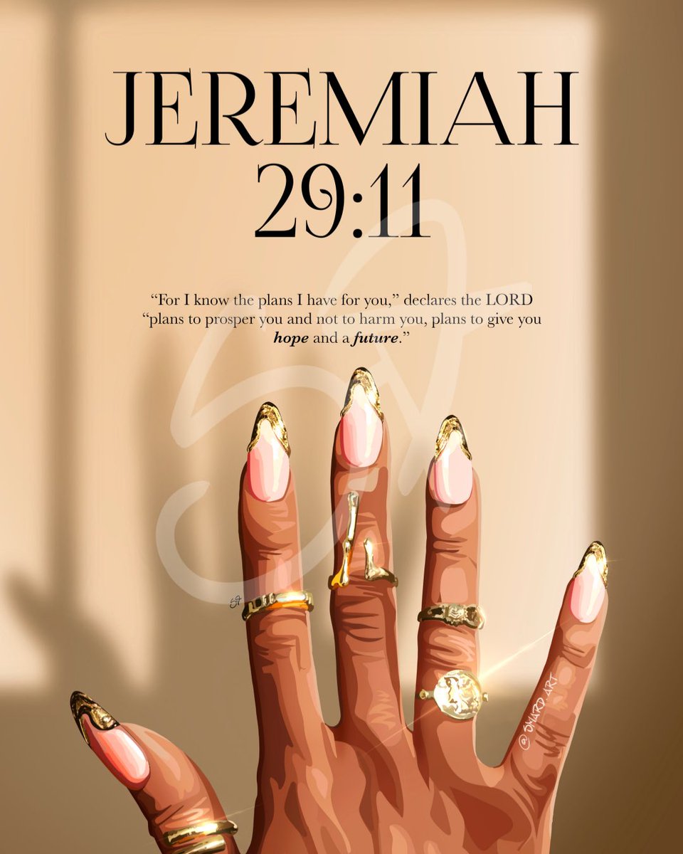 Gold-tipped grace and a future full of promise. Jeremiah 29:11—He already mapped it out. You just have to walk in it.