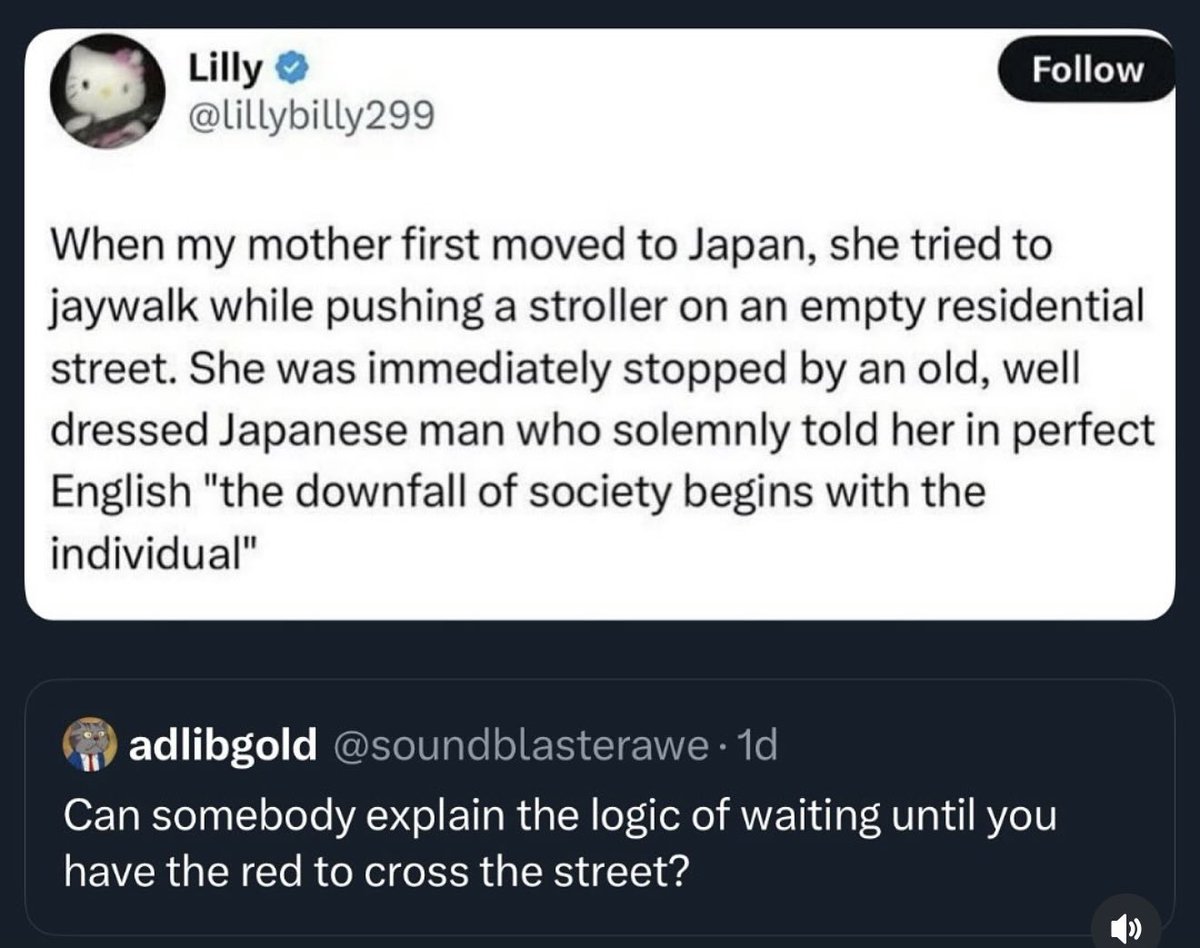 The older I get, the more I understand, “the downfall of society begins with the individual”