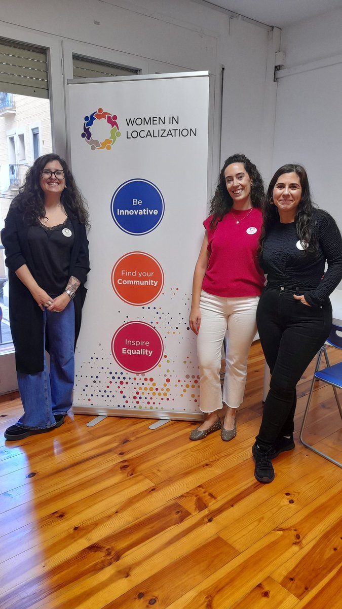 Encantades a l'<a href="/apticassociacio/">APTIC</a> d'acollir avui la sessió de mentories de Women in Localization! <a href="/WomenInL10N/">WomeninLocalization</a>