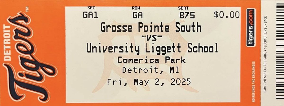 GPS Baseball (@gpsbaseball) on Twitter photo We feel blessed and excited to take part in our 10th appearance <a href="/ComericaPark/">Comerica Park</a> this Friday at 4pm with <a href="/LiggettKnights/">Liggett Baseball</a>. Please head to The Sugar Bar today if you are interested in the limited tickets still available. Every South varsity player will participate in this game. We feel blessed and excited to take part in our 10th appearance <a href="/ComericaPark/">Comerica Park</a> this Friday at 4pm with <a href="/LiggettKnights/">Liggett Baseball</a>. Please head to The Sugar Bar today if you are interested in the limited tickets still available. Every South varsity player will participate in this game.