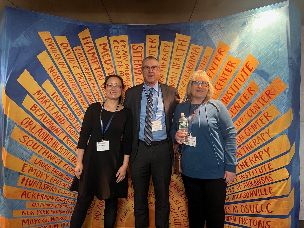 University Of Kansas Radiation Oncology (@kuradonc) on Twitter photo Yuting Lin, PhD, Darrin Kistler, and Jeanine Turner, University of Kansas Health System staff presented:
Empowering Proton Therapy Centers: The Impact of Scripting and Automation on Efficiency and Safety" at the 2025 NAPT conference.
<a href="/RonaldChenMD/">Ronald Chen</a> <a href="/KURadonc/">University Of Kansas Radiation Oncology</a> <a href="/KUcancercenter/">KU Cancer Center</a> Yuting Lin, PhD, Darrin Kistler, and Jeanine Turner, University of Kansas Health System staff presented:
Empowering Proton Therapy Centers: The Impact of Scripting and Automation on Efficiency and Safety" at the 2025 NAPT conference.
<a href="/RonaldChenMD/">Ronald Chen</a> <a href="/KURadonc/">University Of Kansas Radiation Oncology</a> <a href="/KUcancercenter/">KU Cancer Center</a>